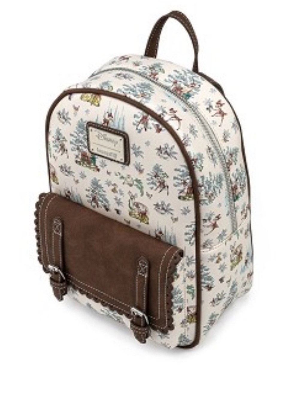 🤎LOUNGEFLY- Disney Bambi Forest Mini Backpack - Picture 4 of 7